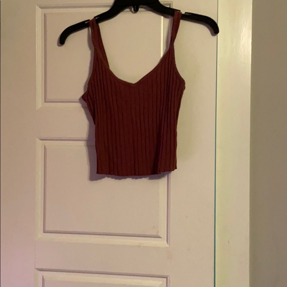 plum colored crop
